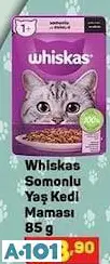 WHİSKAS SOMONLU YAŞ KEDİ MAMASI 85G WHİSKAS SOMONLU YAŞ KEDİ MAMASI 85G